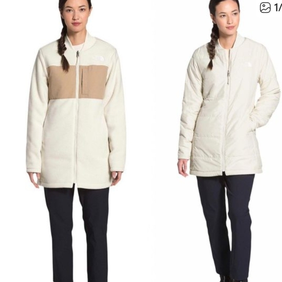 The North Face Jackets & Blazers - The NorthFace Womens Reversible Insulated Heatseeker Khaki Jacket Size Small NWT